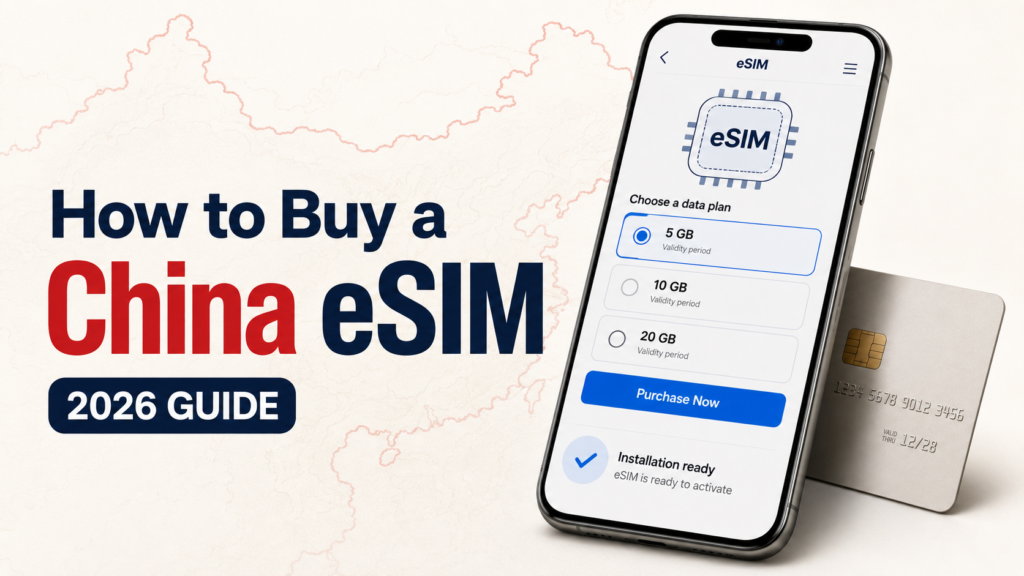 How to Buy a China eSIM in 2026: Step-by-Step Guide for Travelers