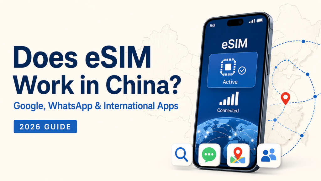 Does eSIM Work in China in 2026? Google, WhatsApp & International Apps